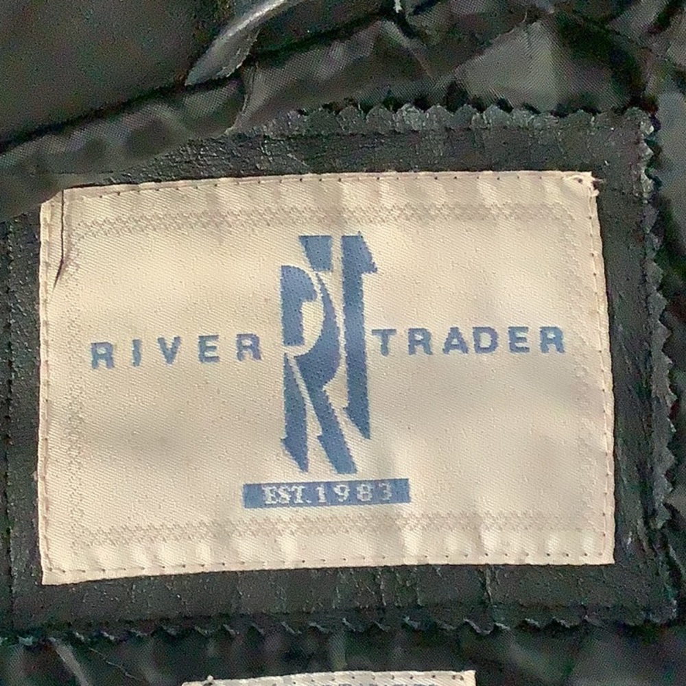 River Trader Vintage 1983 Genuine Leather Jacket - Picture 10 of 12